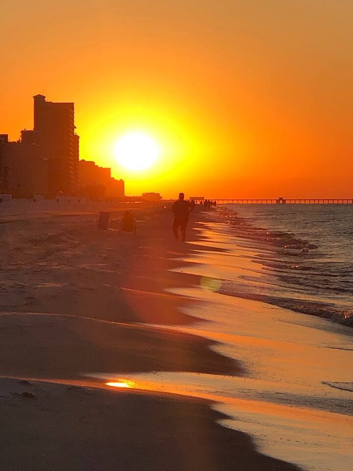 Beautiful sunrises and sunsets