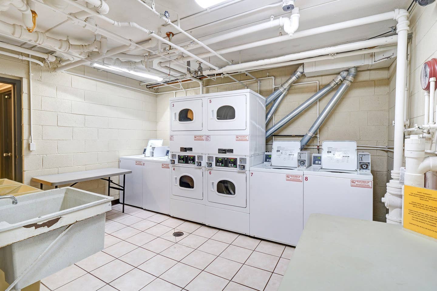 Coin operated laundry