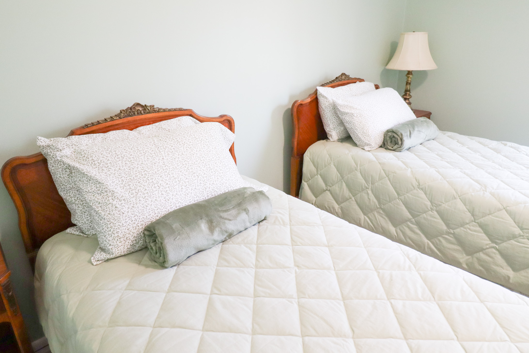 Wake up refreshed in a quiet country setting