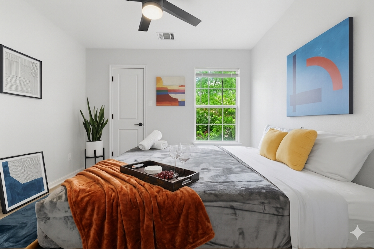 three bedrooms all have comfortable king bed :)