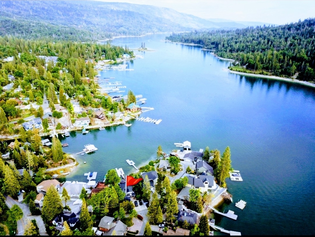 Aerial view looking South