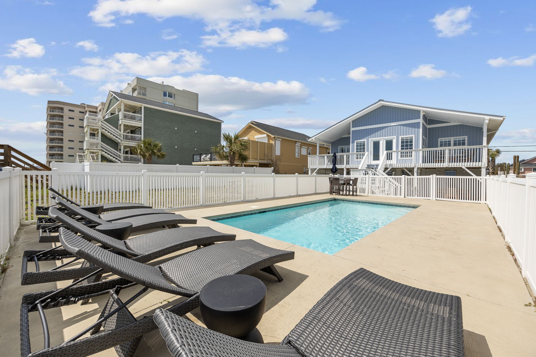 Pool is open year round! Message about pool heating