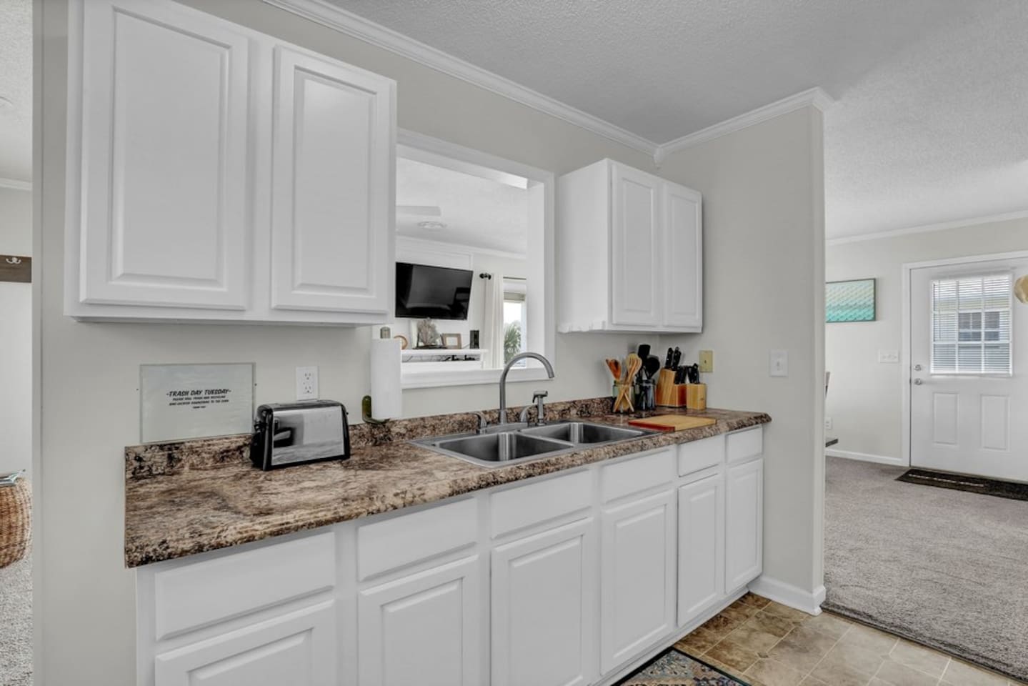 Upper level kitchen