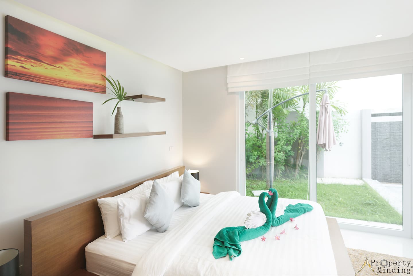Second bedroom right by the pool