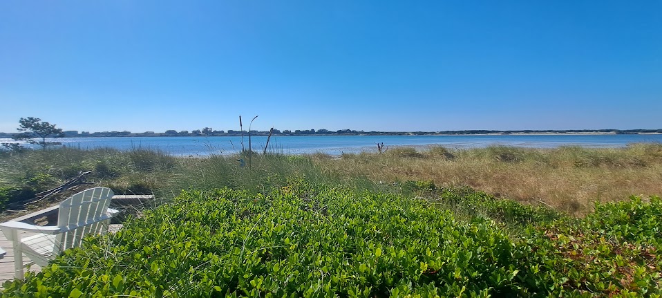 Relax and unwind — Adirondack chairs are ready for you.