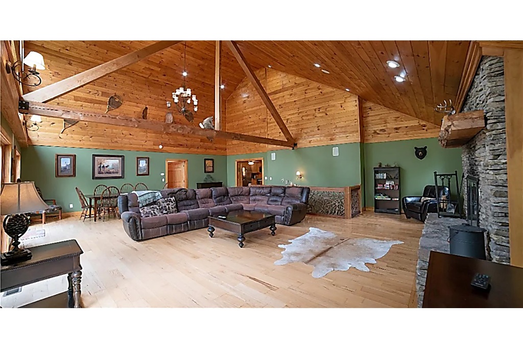 Rustic Cabin Lodge Living Room