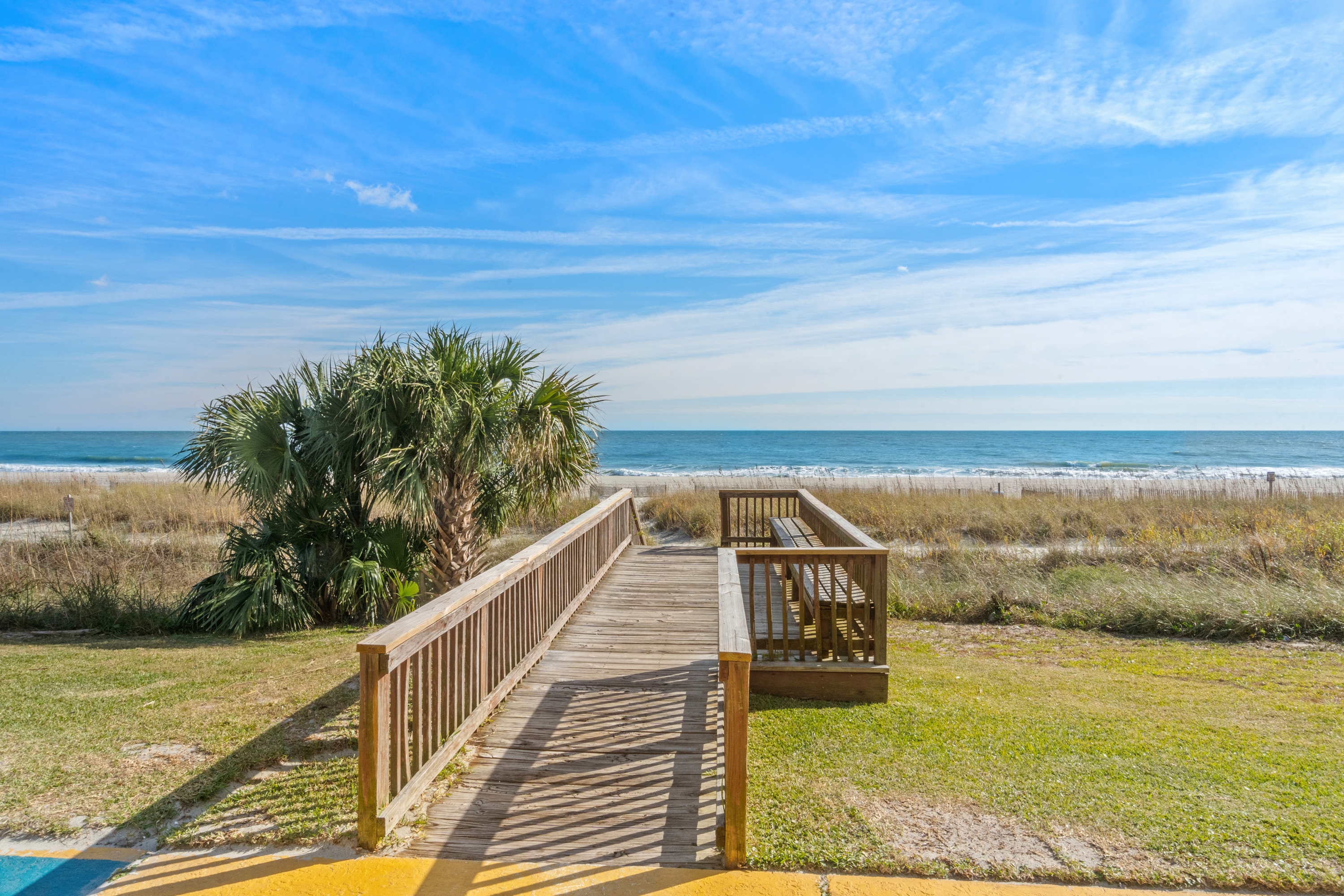 Beach Access just footsteps from the Building