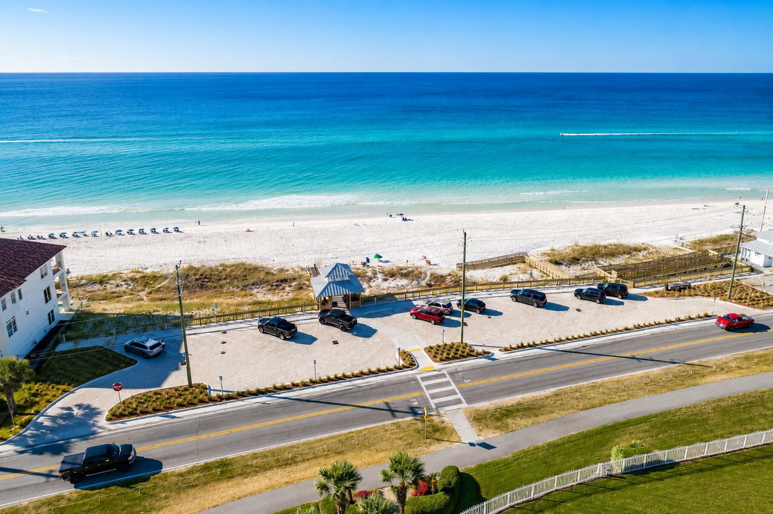 Across from One of the Largest Beach Accesses w/ Restrooms, Showers & Ample Parking