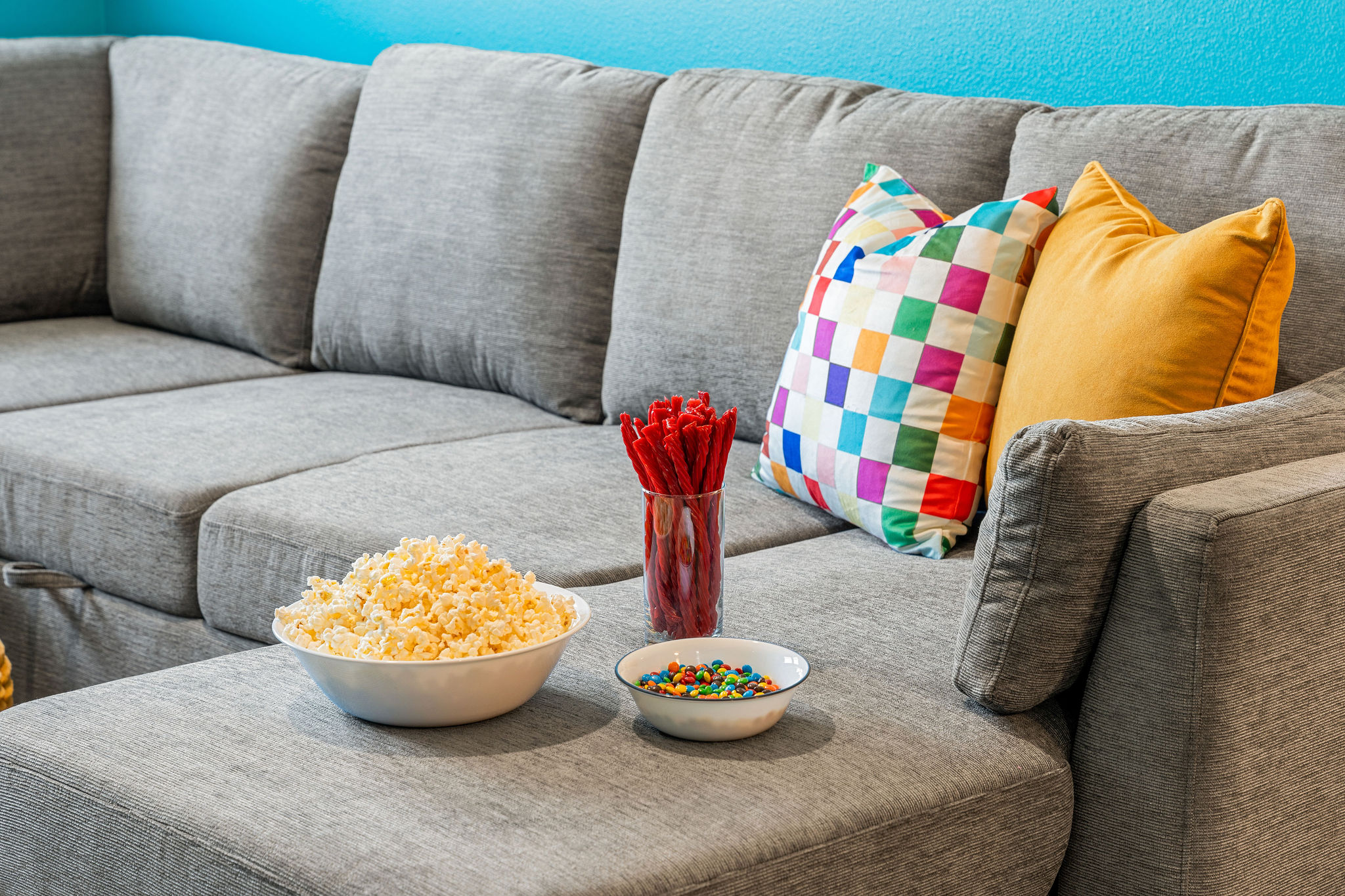 New sectional transforms into a sofa sleep when additional sleeping space is needed