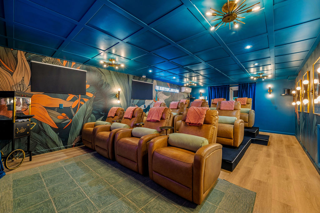 Movie night just got upgraded (popcorn machine for nostalgia only)