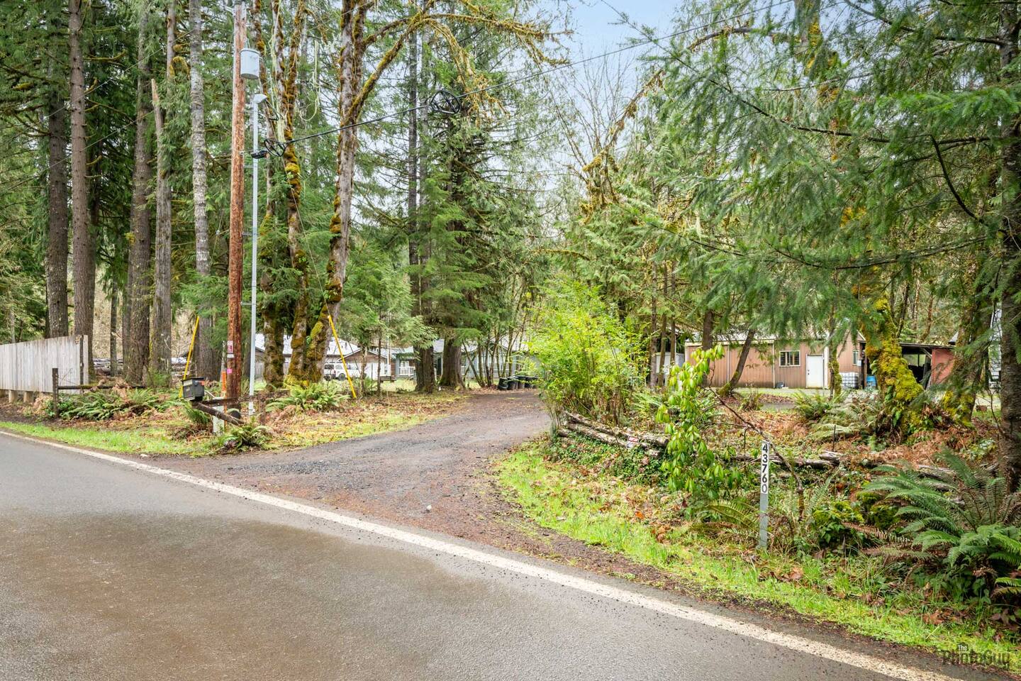 Driveway entrance