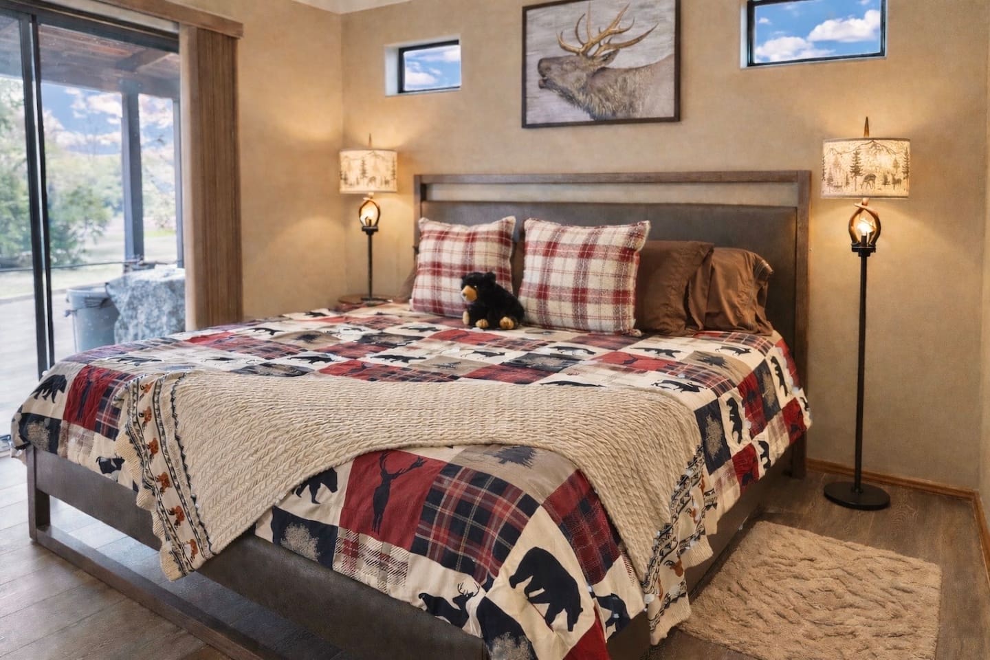 Plenty of space for a restful nights sleep in the Cal King! 