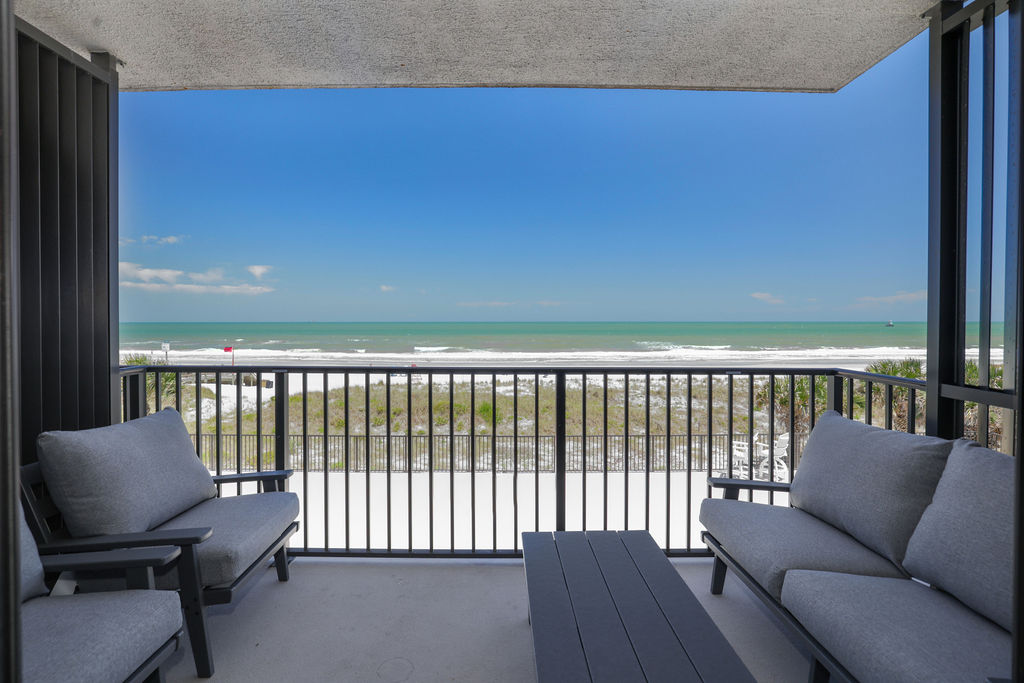 Comfy Seating on Balcony