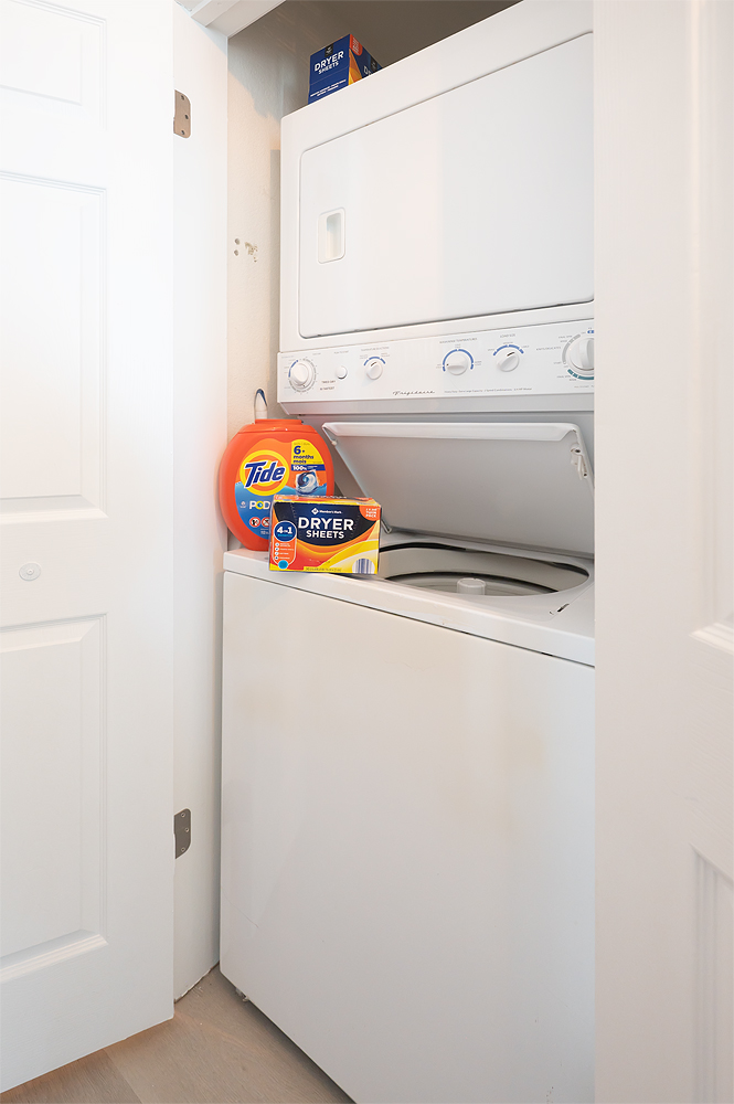 In unit washer & dryer