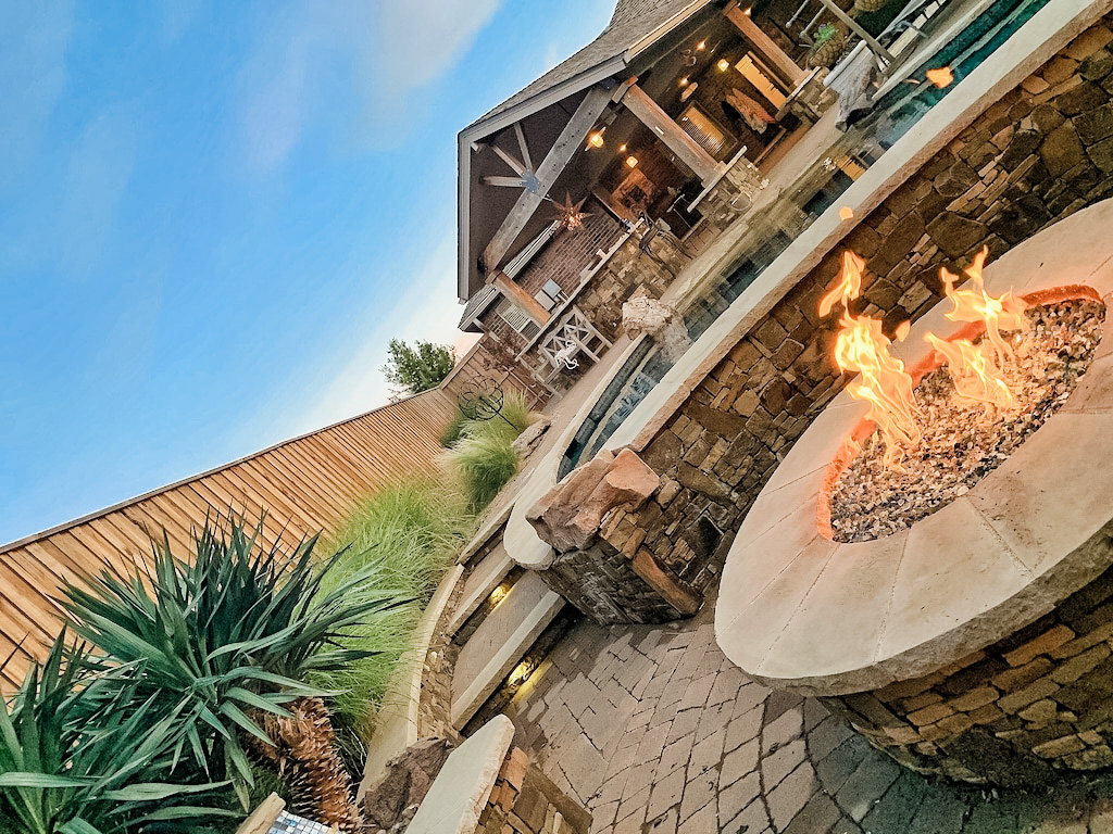 Enjoy a relaxing evening by the fire pit.