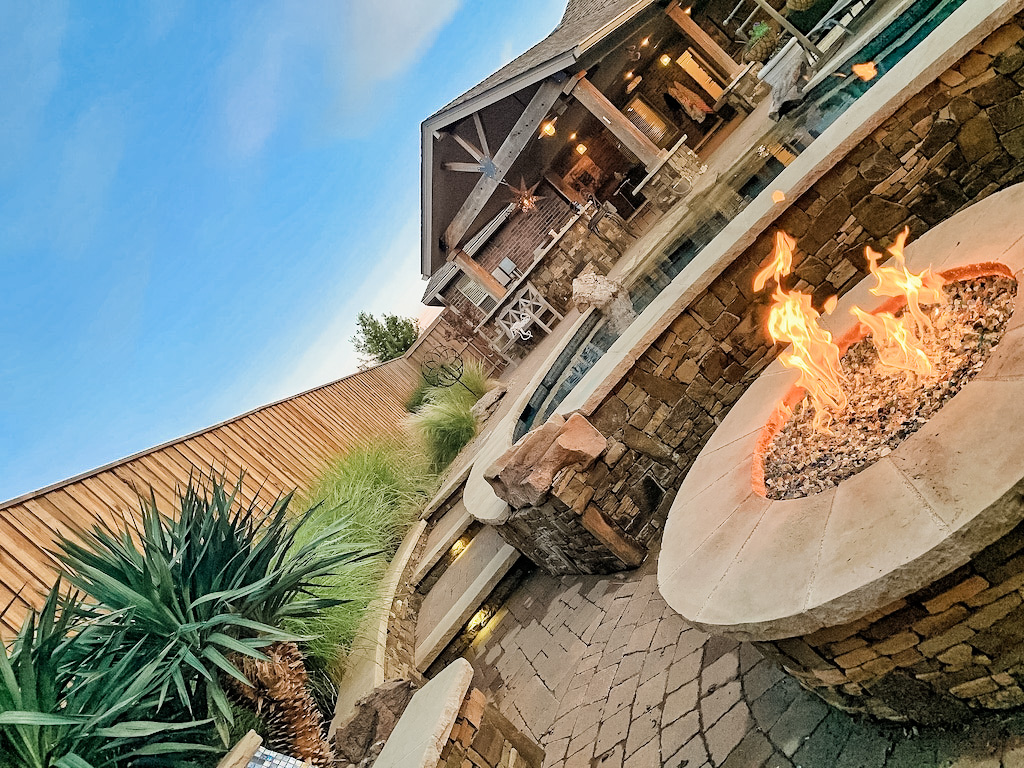 Enjoy a relaxing evening by the fire pit.