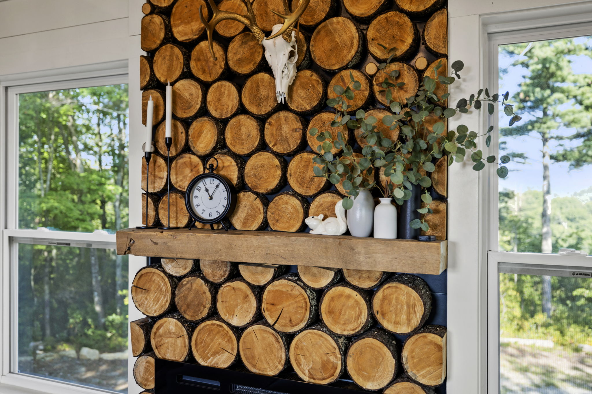 wood mantle