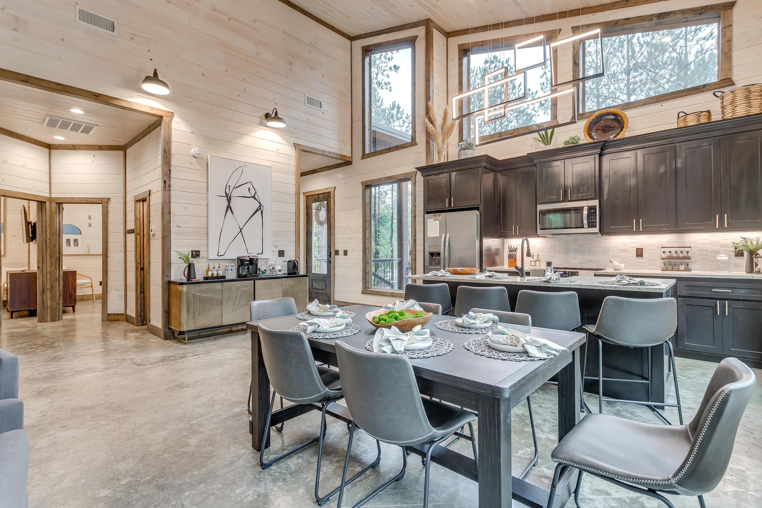 Ample seating to enjoy meals together