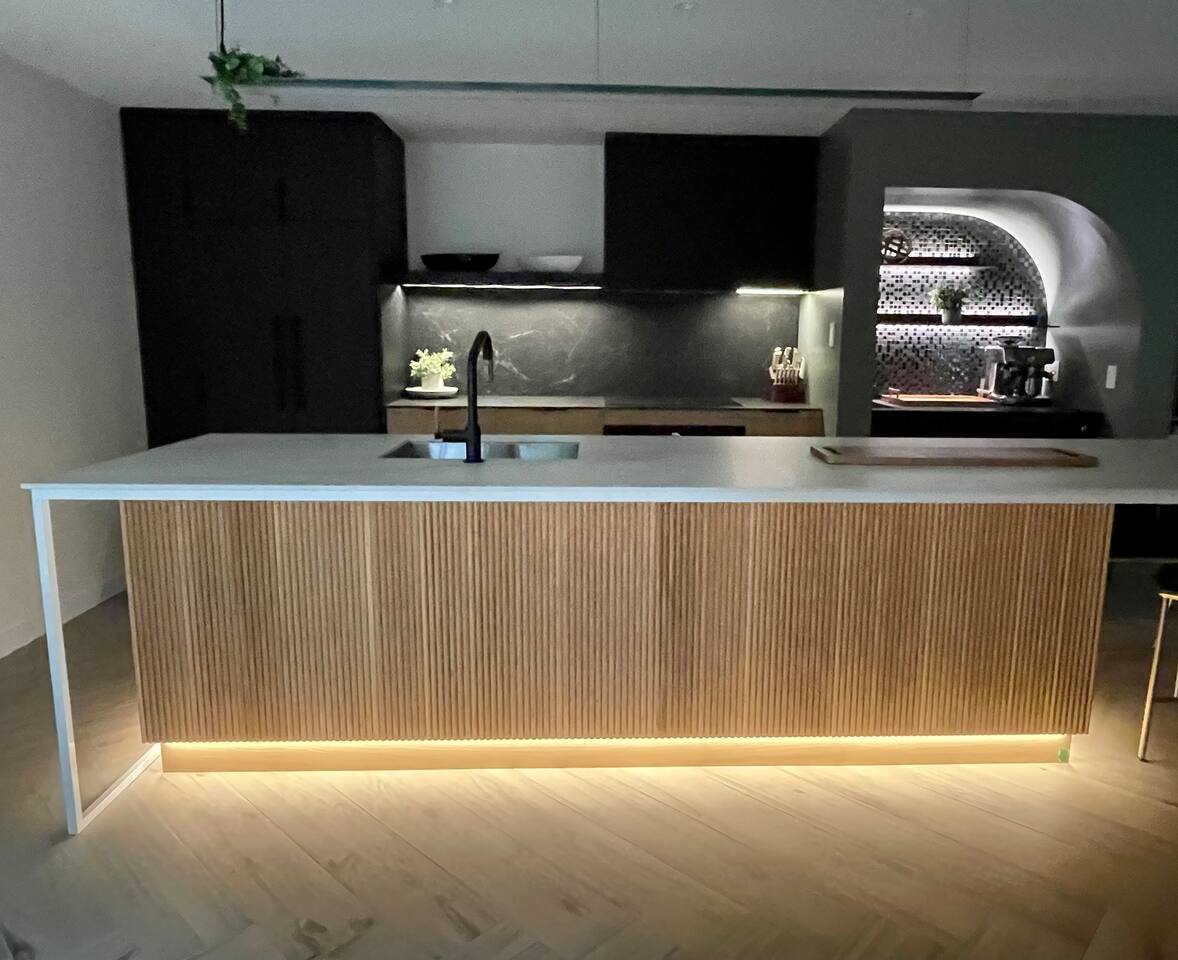 Entire home is outfitted with a Lutron Smart Lighting system and LED accent lighting throughout so you can define the mood and ambiance. Integrated Sonos sound system on main living level rounds out the entertainment package 