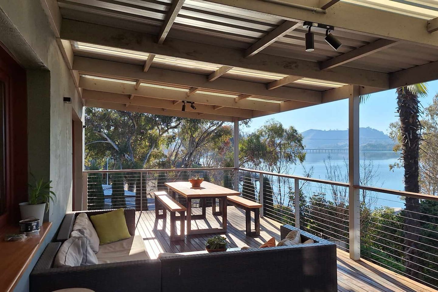 Veranda with View of Bonnie Doon Bridge