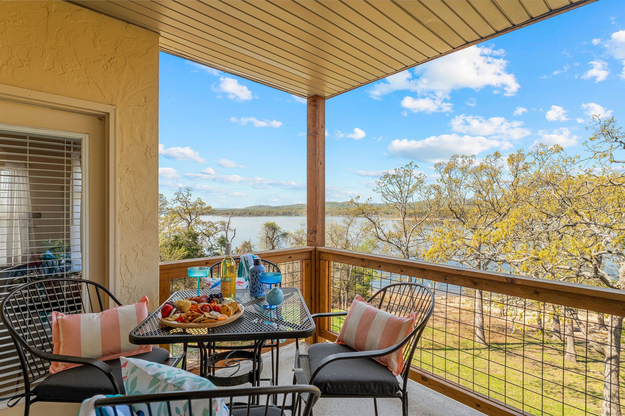 Enjoy a meal or a glass of wine while you watch the boats go by and the beautiful sunsets