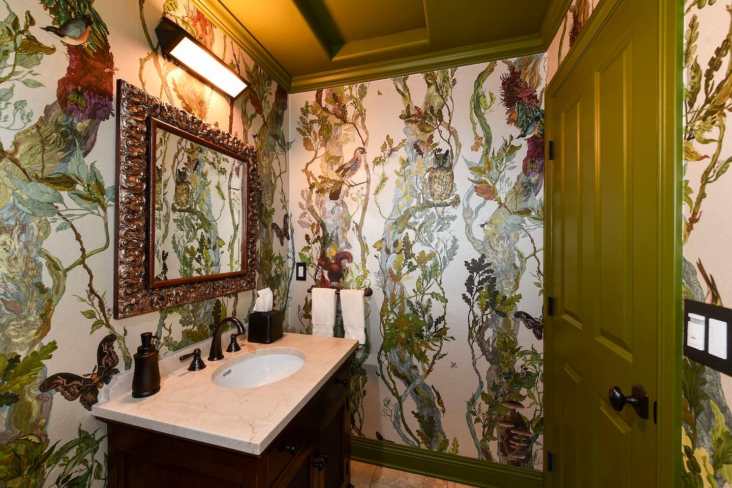 Half bathroom on the first floor.