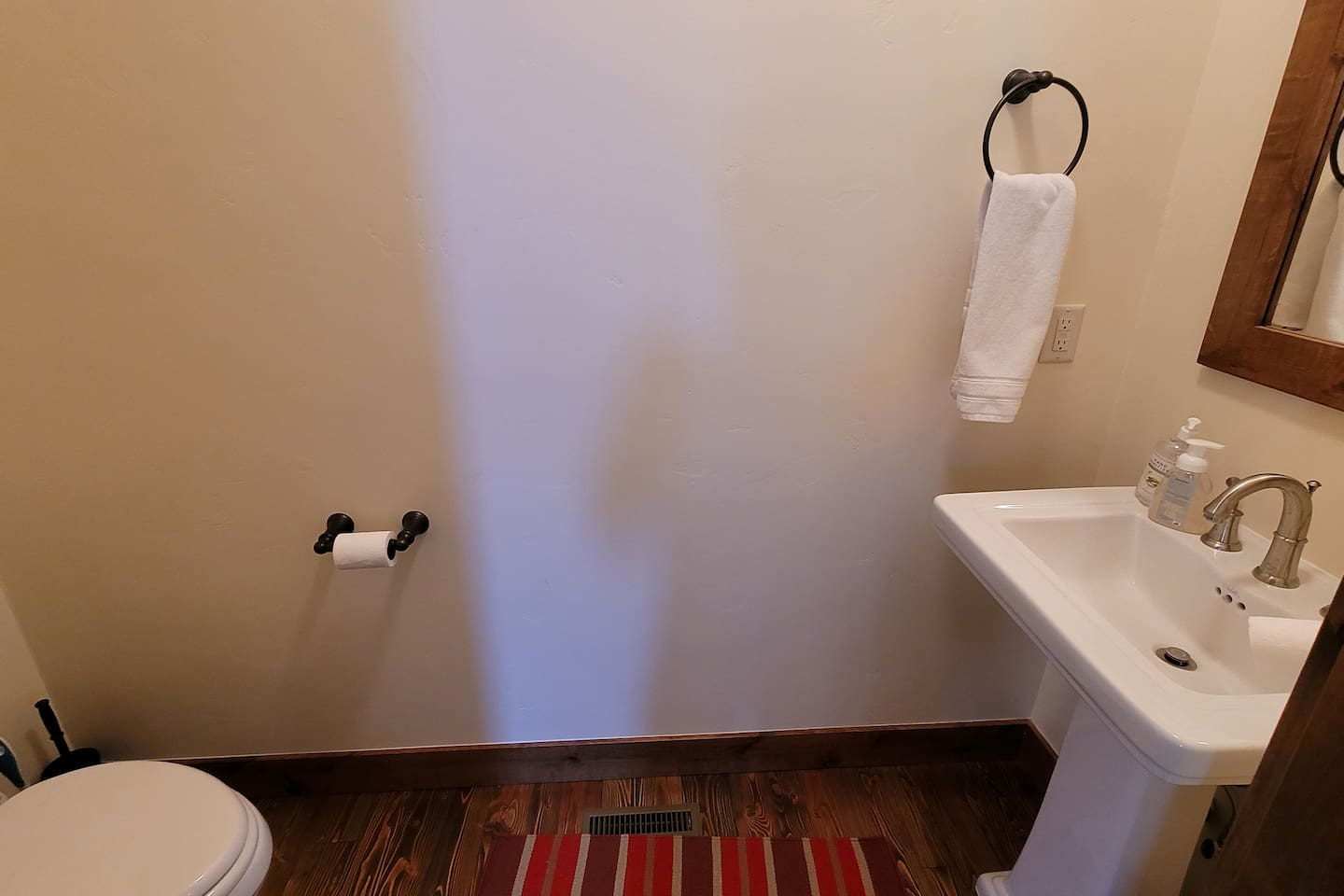 Main floor half bathroom 