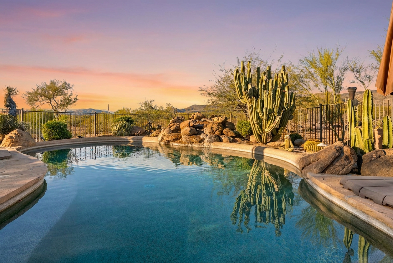 Play a game of Marco Polo or just float on one of the provided pool floats, Either way the Sunset Trails pool will have you refreshed in body and spirit