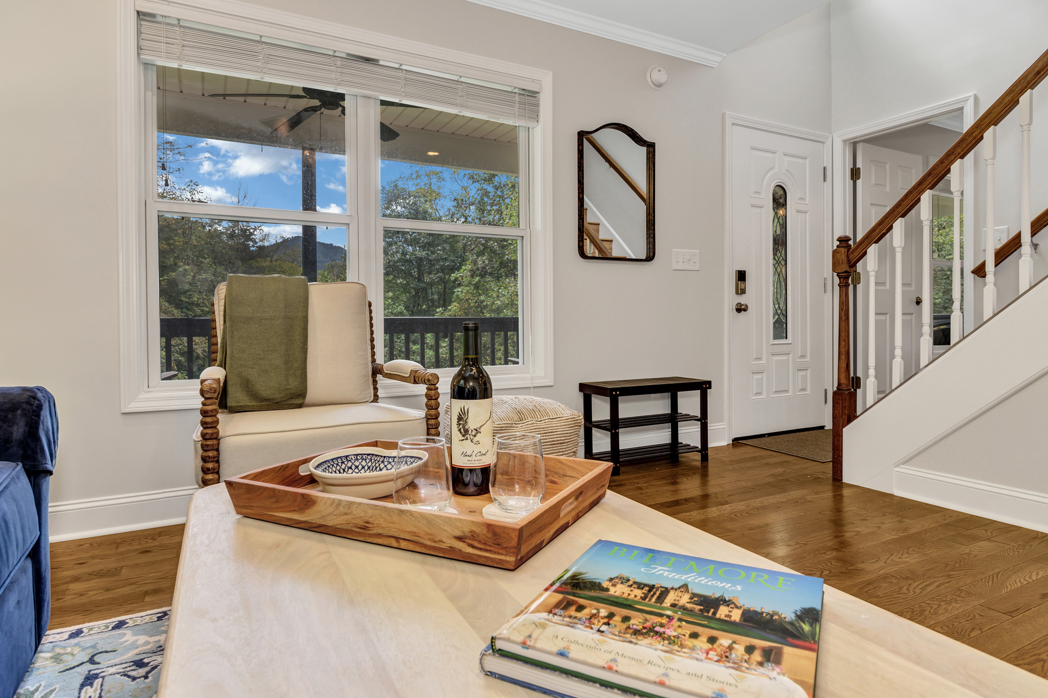 Enjoy the view from the living room