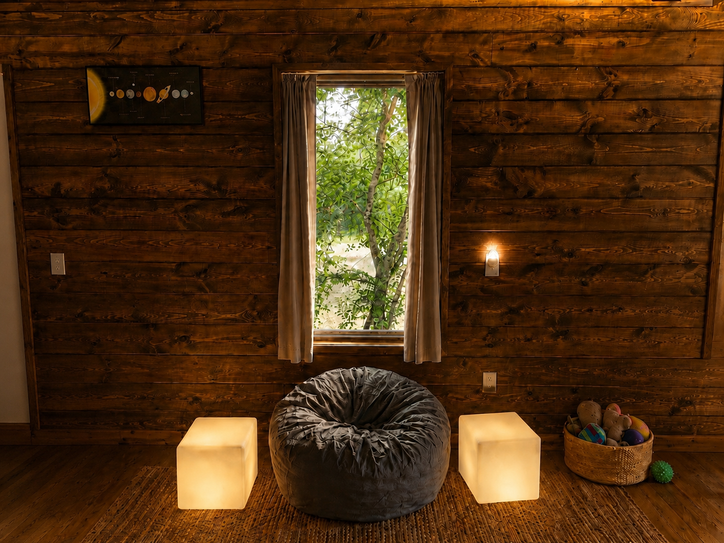 A calming retreat where kids and adults can recharge after a day of adventures in Broken Bow.