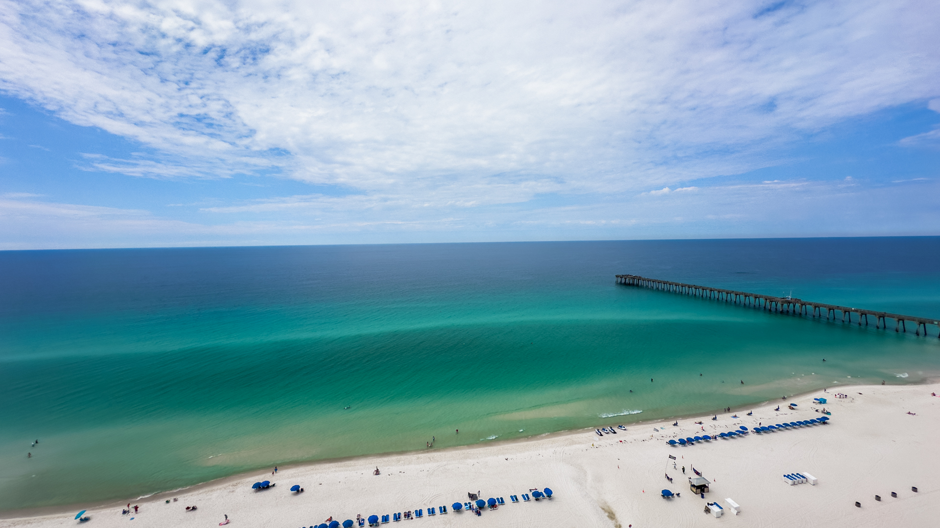 The ocean & Pier From The Balcony