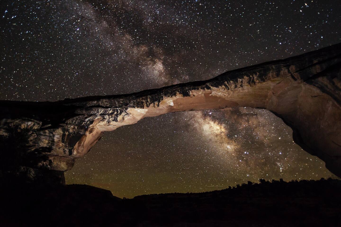 Night Sky at the Natural Bridges Monument, Just a 45 minute drive from the Western Wagon. (National Park Service Photo)