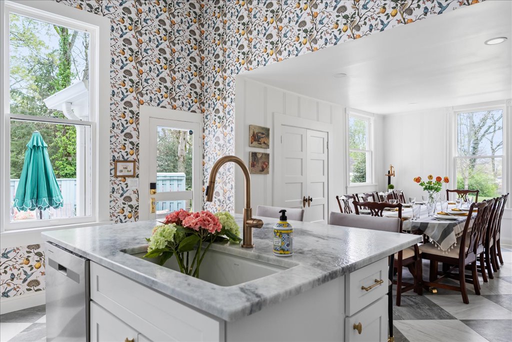 Stocked Kitchen/Dining Room
