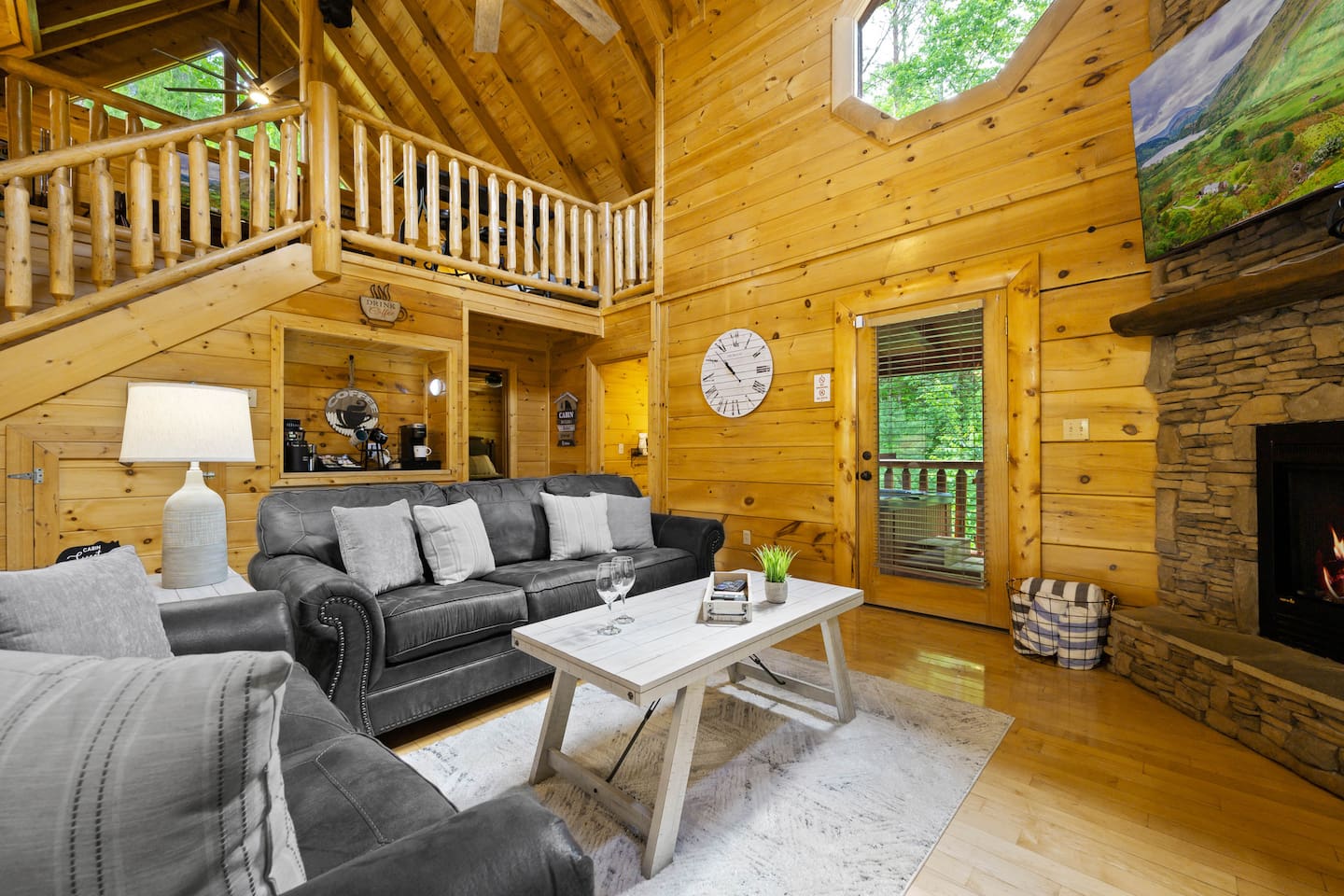 View from your cushiony recliner.