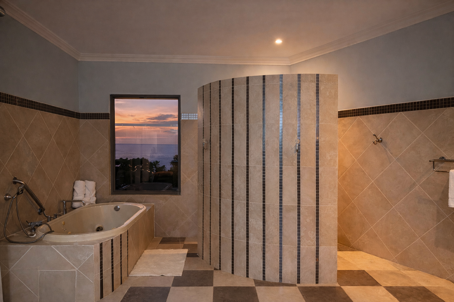 Suite 1 Bath Tub and Shower