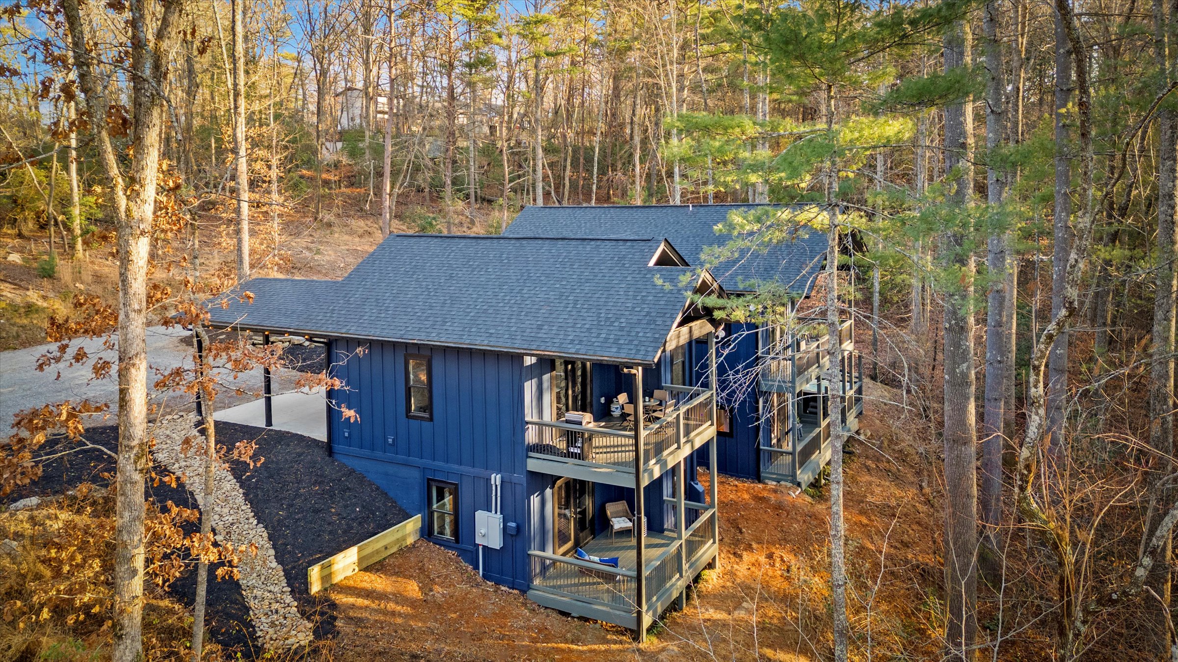 View of the outdoor balconies