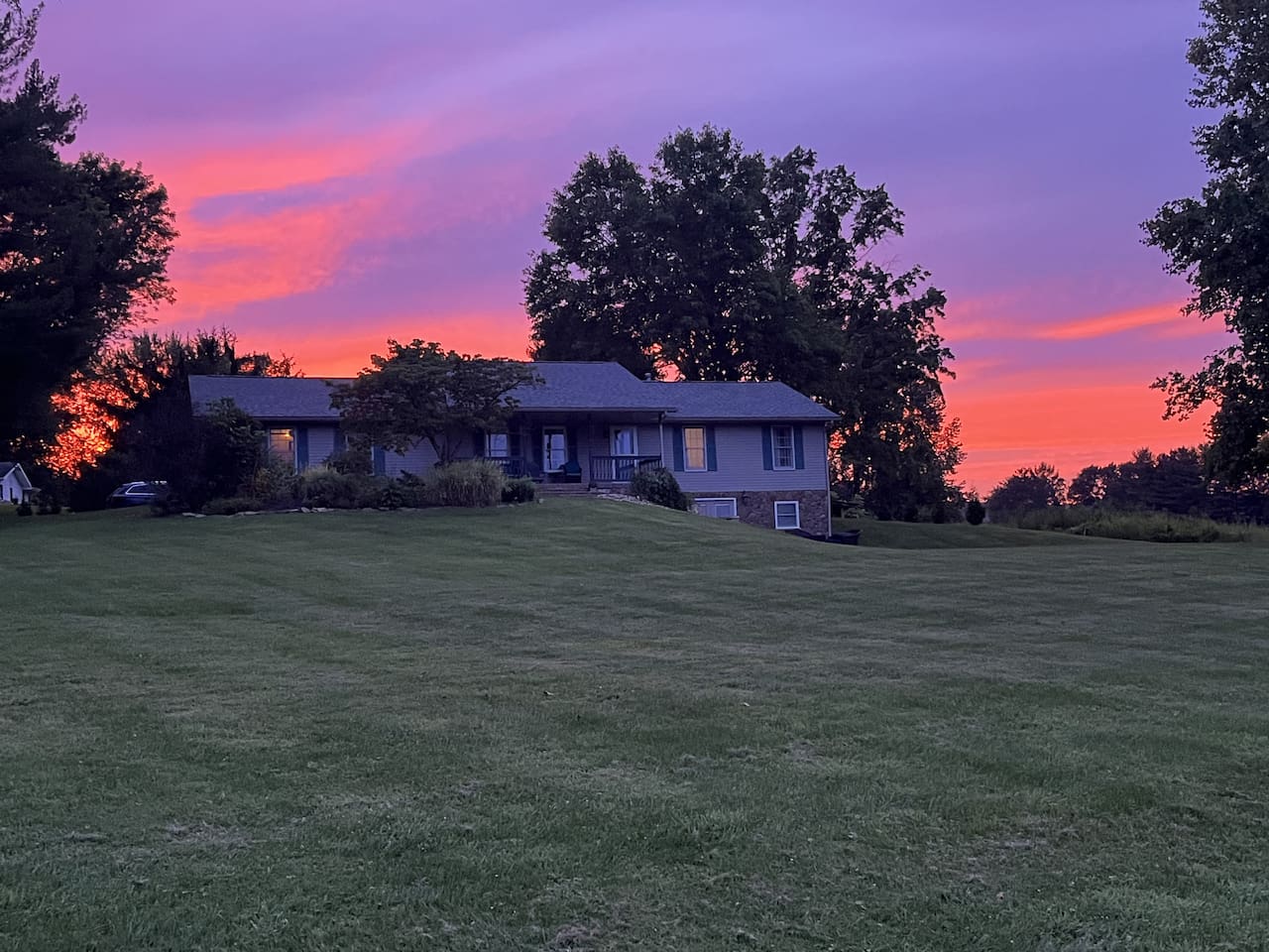 Watching the world turn golden from the comfort of home 