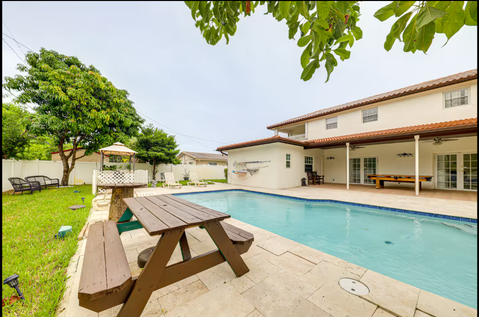 Pool area