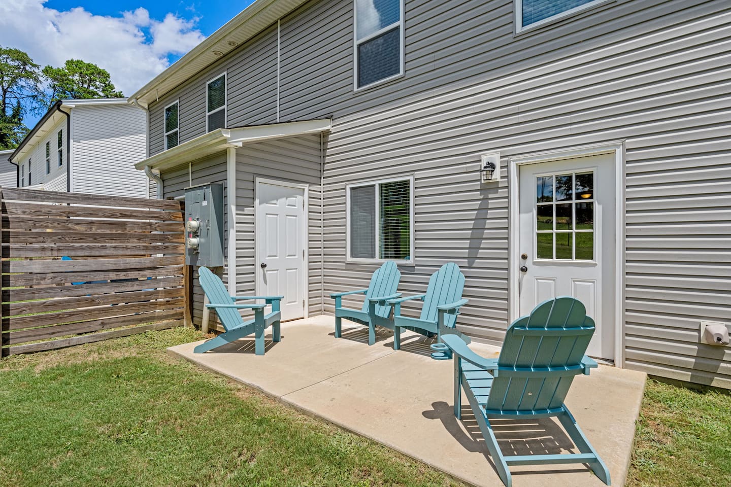 Private outdoor patio