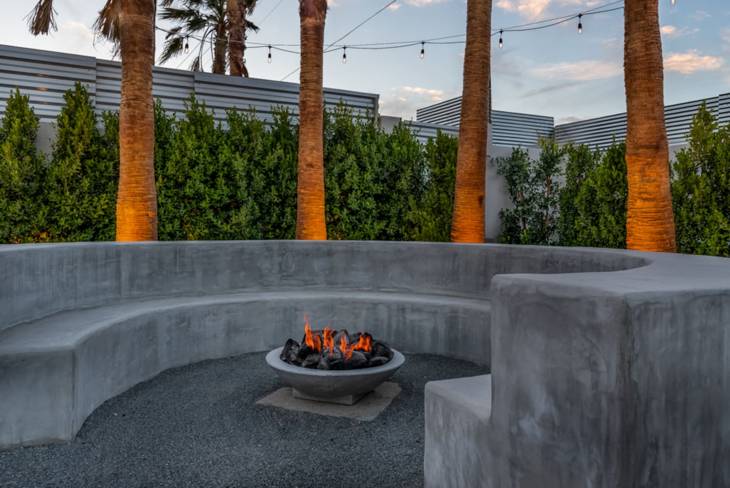 Huge Fire Chat Area