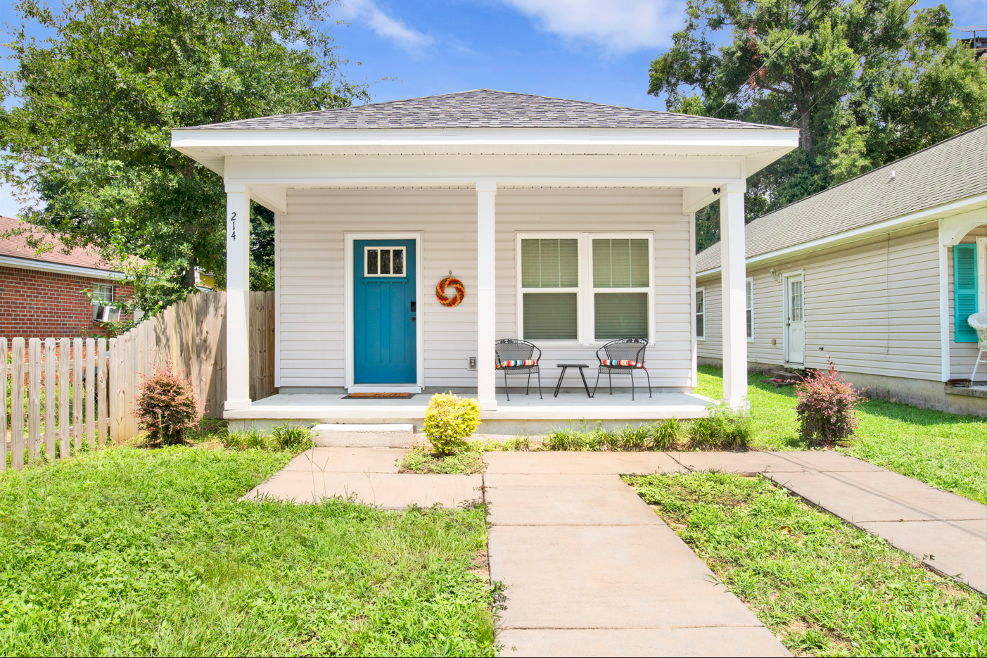 Cottage charm welcomes you at the door!