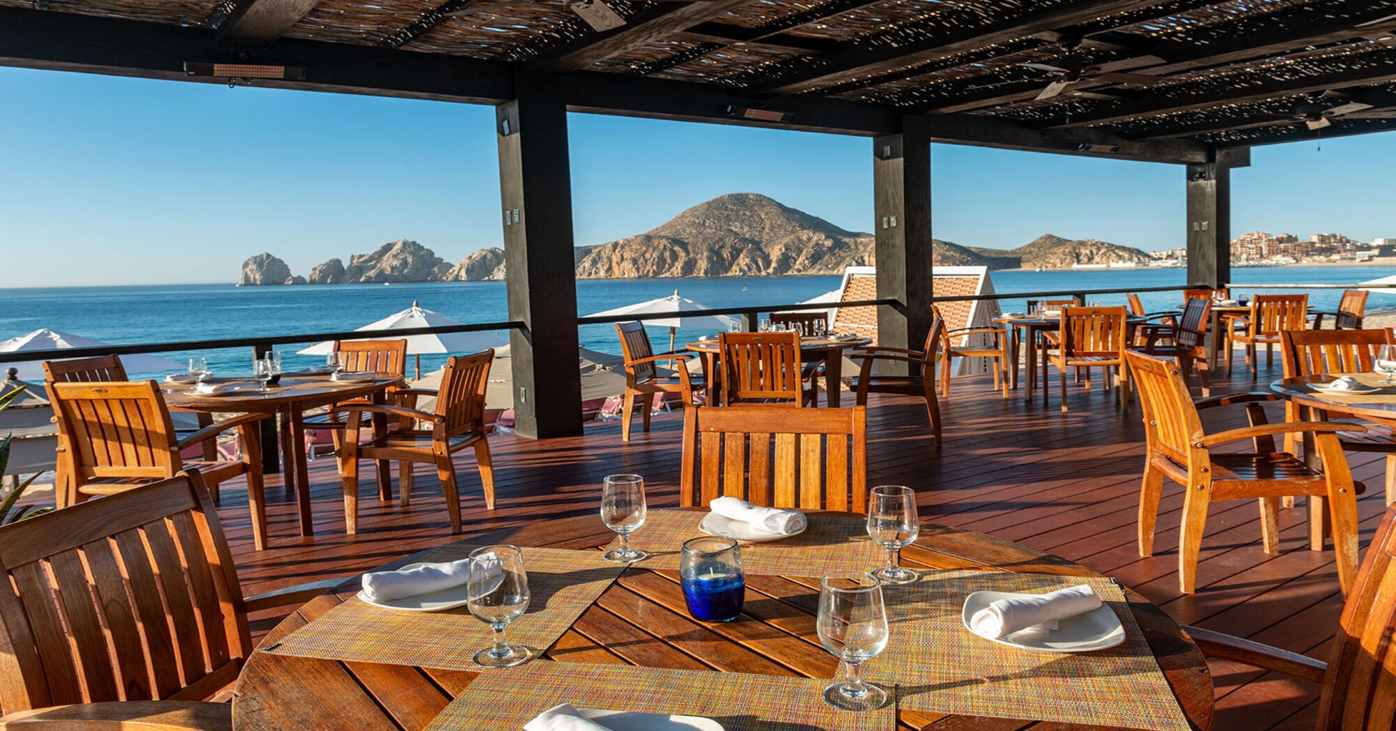 Outdoor Dining at Pueblo Bonito Rose, Vacation Travel Exclusives