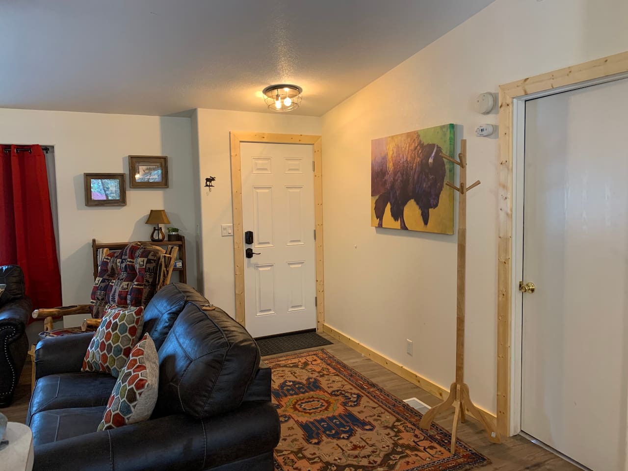 Living Room with Queen Pull Out Bed