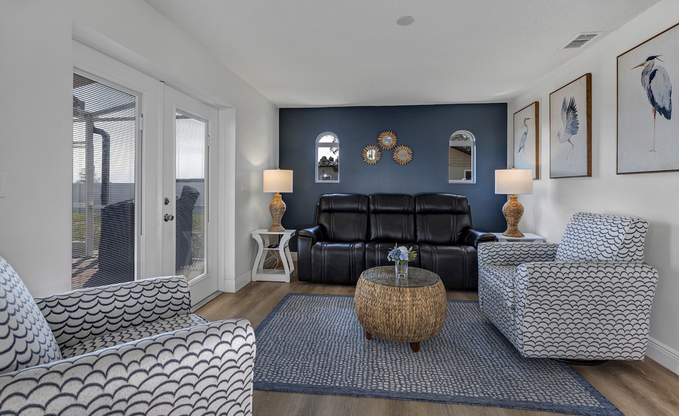 TV room w/ YouTubeTV provided. Leather recliner with massage and heat features too.