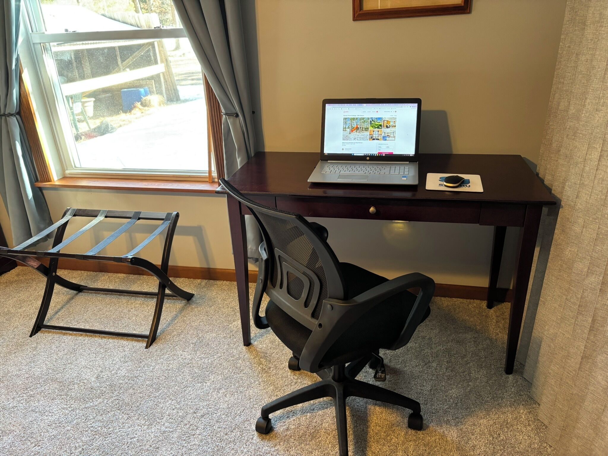 2 of 2 workspaces. This one is more private, located in Master Bedroom.