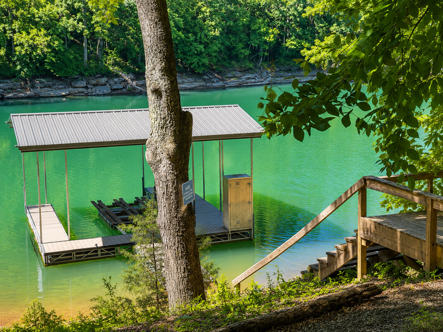 Access to dock