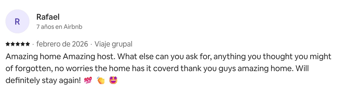Review from Previous Listing in Airbnb