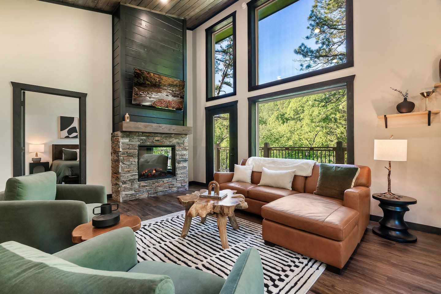 Soaring ceilings, massive windows, and seamless indoor-outdoor flow.