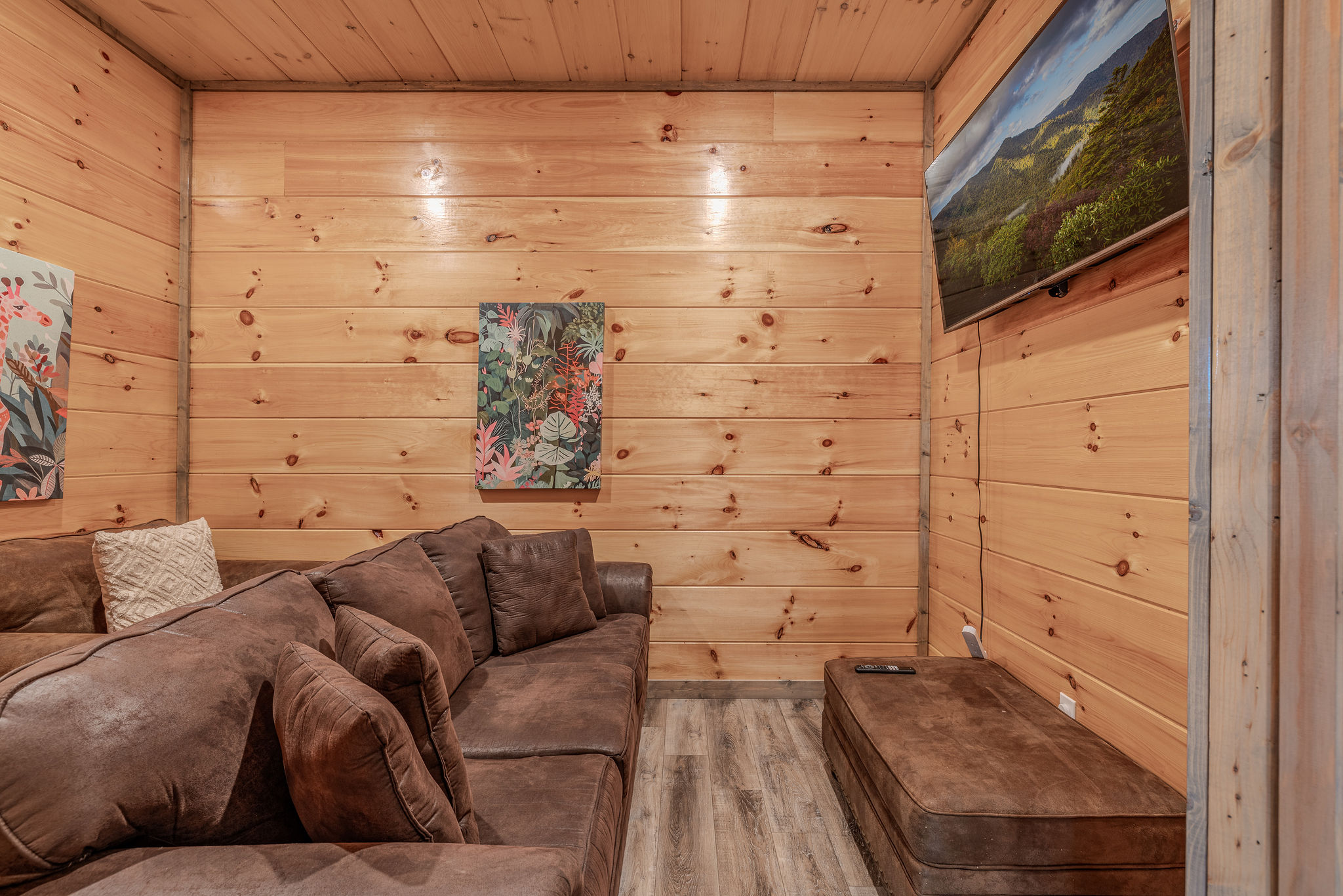 Settle into The Outpost Cinema for a cozy movie night after a day exploring the Smokies.