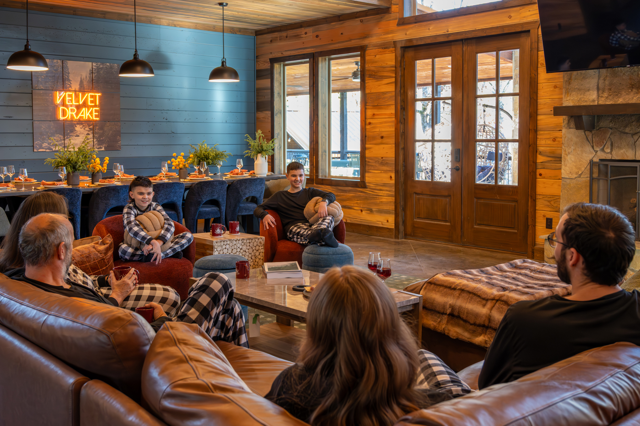 Living Room: Gather around for laughter, games, and shared memories in this stylish retreat!